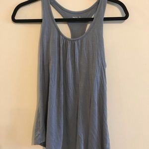 Blue workout tank
